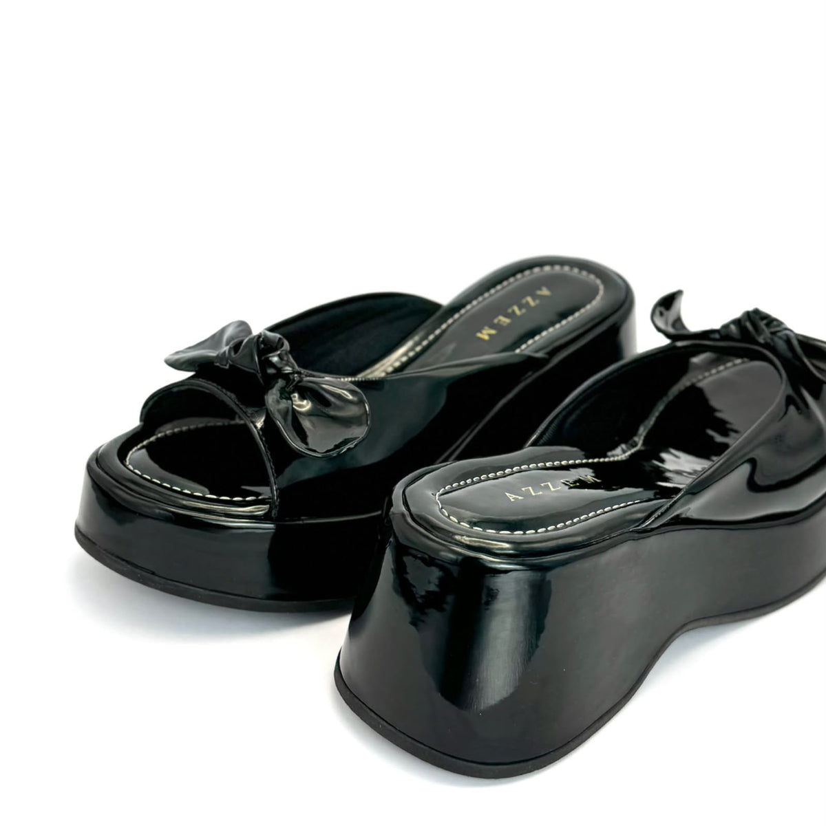Azzem Estúdio — Preto — Tamanco Azzem Detalhe Lacinho 643.5923
