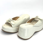 Azzem Estúdio — Off White — Tamanco Azzem Detalhe Lacinho 643.5923