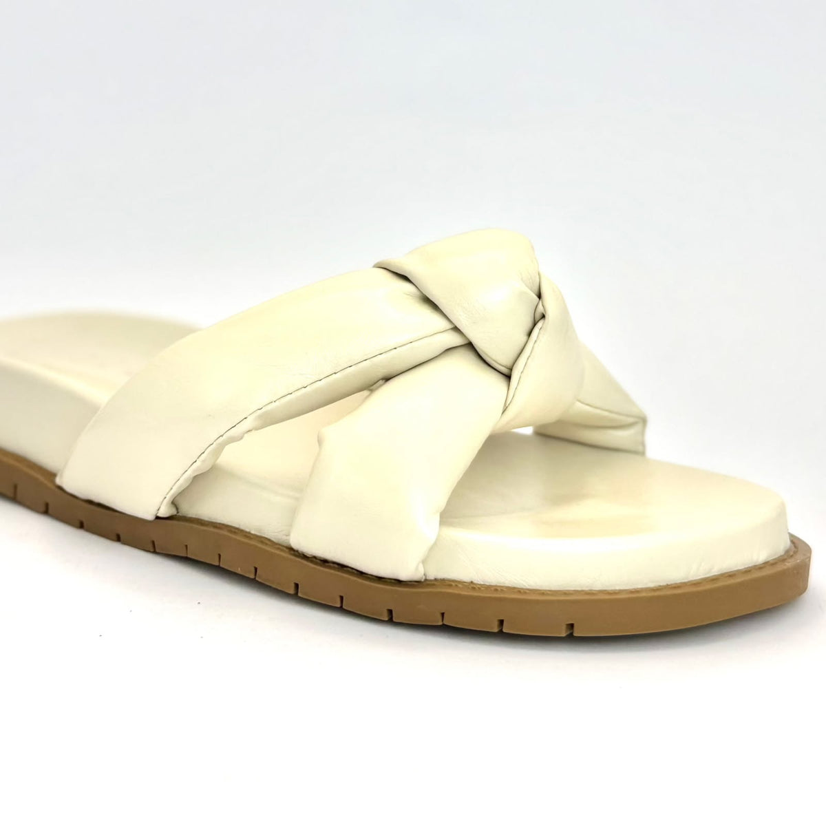 Azzem Estúdio — Off White — Papete Azzem Tiras Cruzadas PP1125