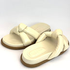 Azzem Estúdio — Off White — Papete Azzem Tiras Cruzadas PP1125