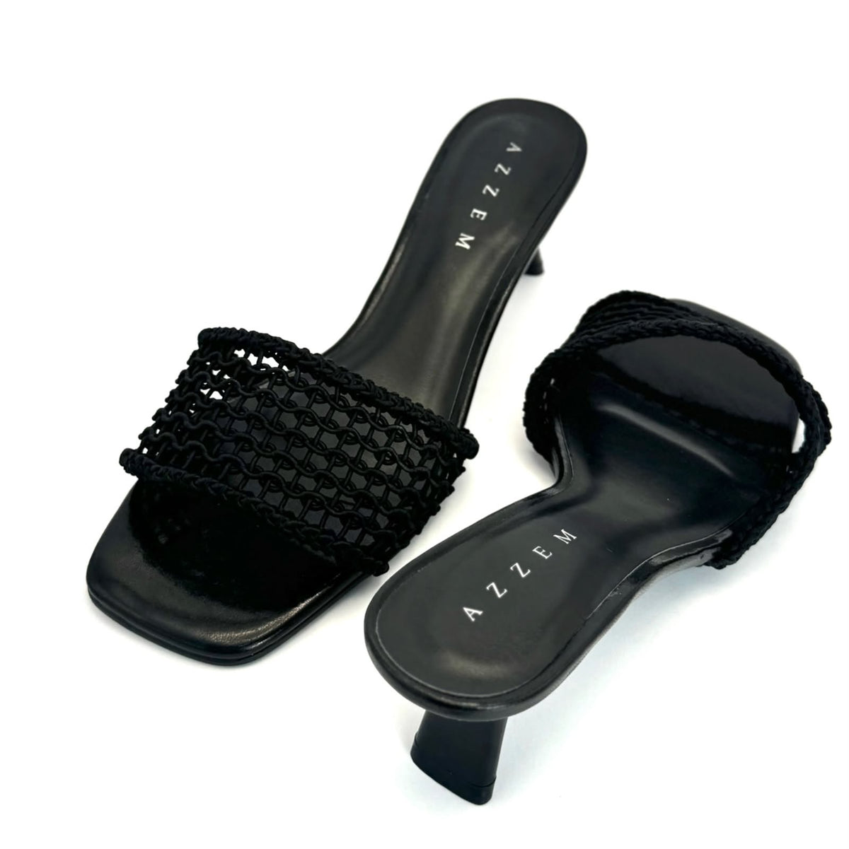 Azzem Estúdio — Preto — Mule Azzem Trançado 8569.95044