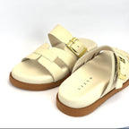 Azzem Estúdio — Off White — Papete Azzem Couro Legítimo Fivela Regulável 446