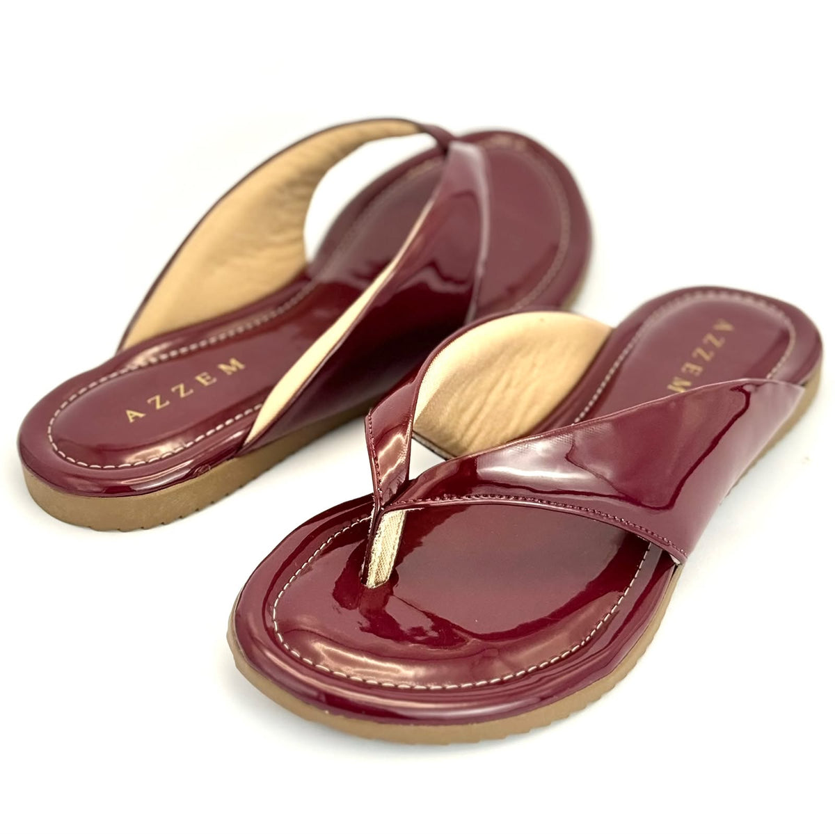 Azzem Estúdio — Marsala — Rasteira Azzem Elegance 645.5922