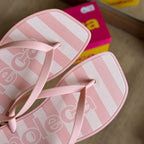 Chinelo de Dedo Moleca Listras 5552.300