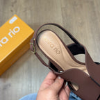 Sandália Beira Rio Slingback Nobuck 8436.238