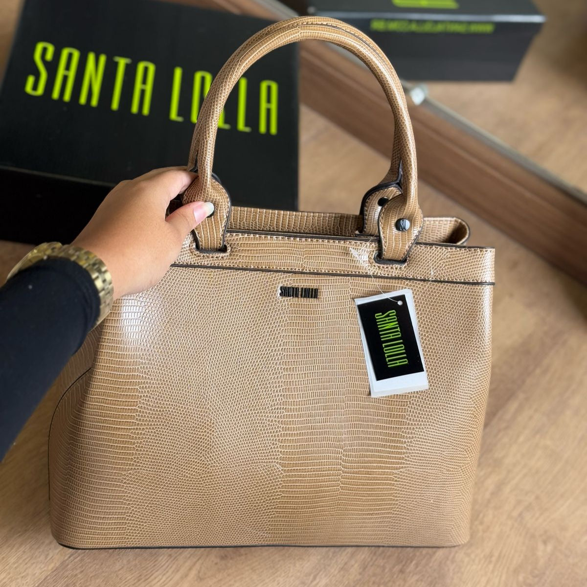 Bolsa Tote Santa Lolla Alça Dupla Transversal 0453.36E2