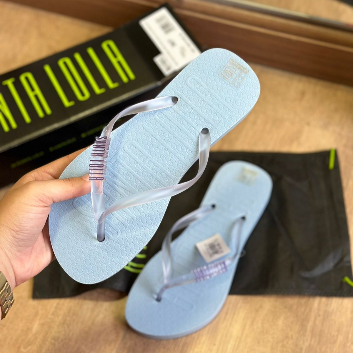 Chinelo Santa Lolla  Flip Flop Borracha 05A9.3750.0016