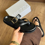 Sandália Arezzo Papete Tiras Finas Cruzadas A13555009