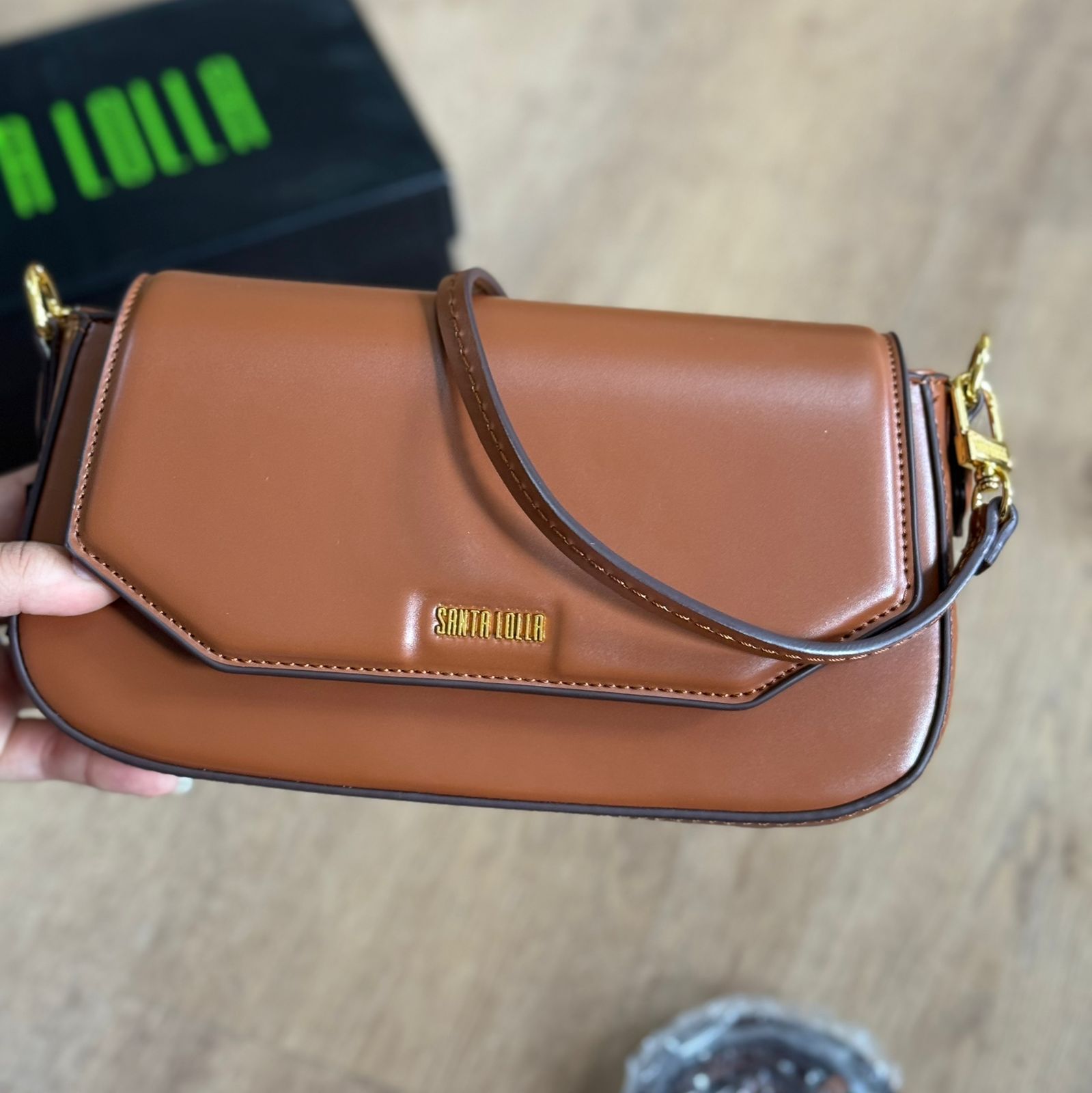 Bolsa Santa Lolla Baguete Alça Dupla Tramado 0452.4563