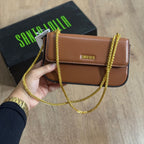 Bolsa Santa Lolla Metalizada Alça Transversal Corrente 0470.56A4.037C