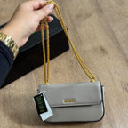 Bolsa Santa Lolla Metalizada Alça Transversal Corrente 0470.56A4.037C