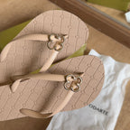 Chinelo De Dedo Capodarte Trevo Dourado 4015042