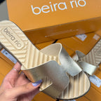 Sandália Rasteira Metalizada Beira Rio 8519.110