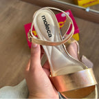 Sandália Moleca Glitter Metalizada 5222.968
