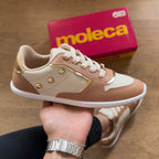 Tênis Moleca Quadrado Dourado 5827.105