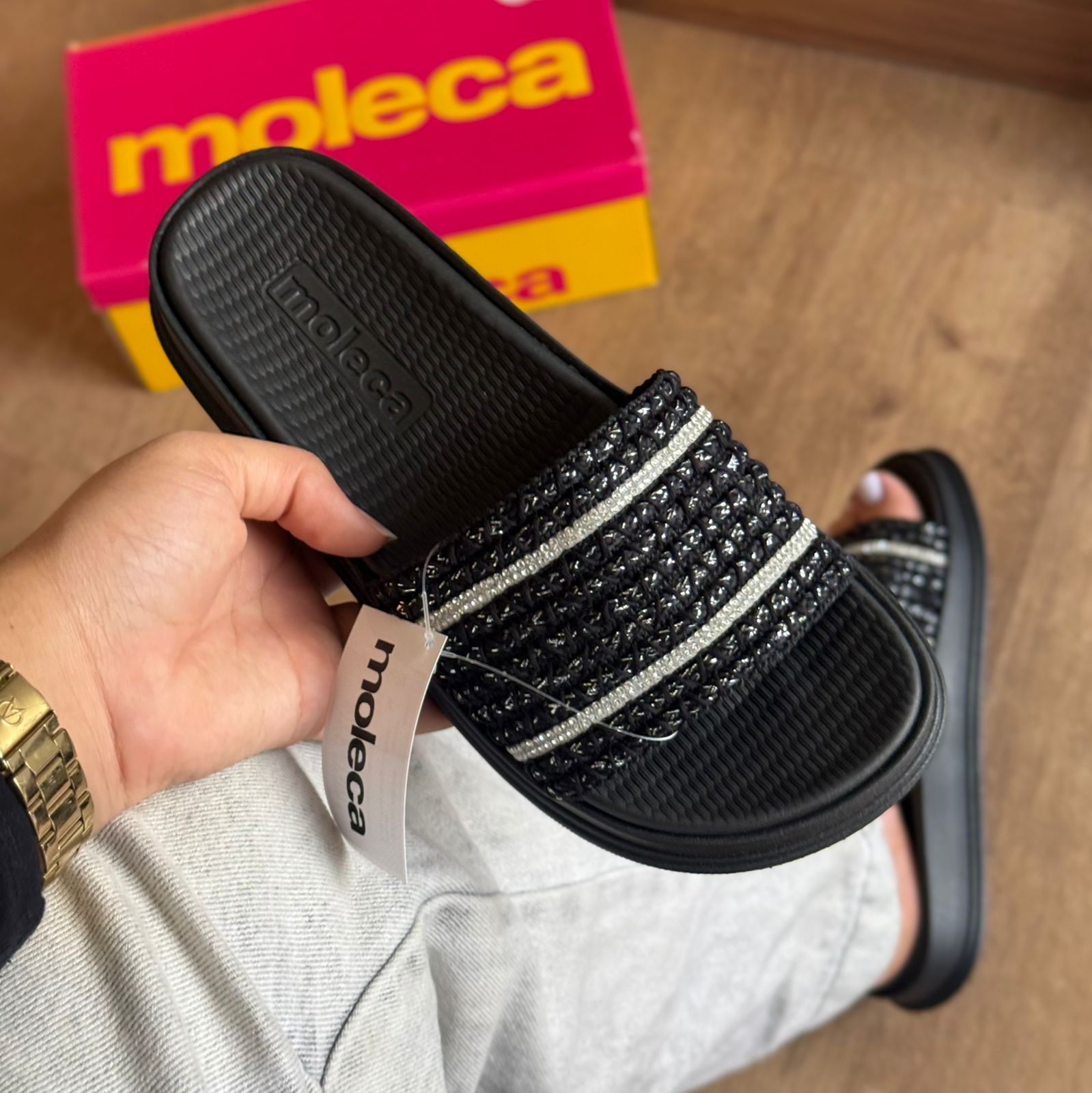 Papete Moleca Casual Crochê 5556.109