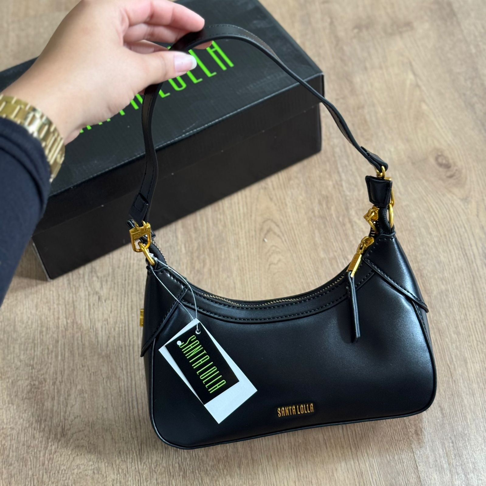 Bolsa Santa Lolla Baguete Alça de Ombro 0470.50D1
