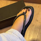 Chinelo De Dedo Azzem Tiras Em Strass SV104