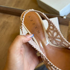 Scarpin Azzem Slingback Tricô 376067