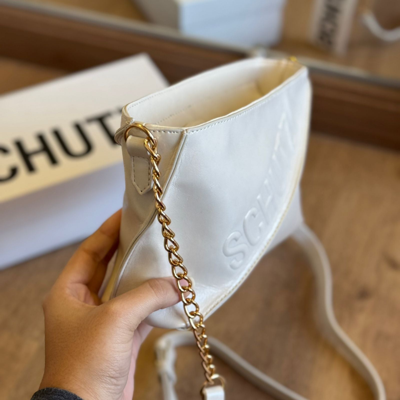 Bolsa Schutz Tiracolo Alycia Verniz S500150830