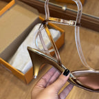 Scarpin Beira Rio Bico Fino Detalhe Dourado 4076.1320