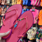 Havaianas Slim Point + Pin Tucano e Coqueiro