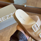 Chinelo Arezzo Slide com Fivelas Duplas Z190480004
