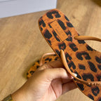 Chinelo de Dedo Arezzo Animal Print Square Z190270243