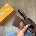 Sandália Beira Rio Slingback Nobuck 8436.238