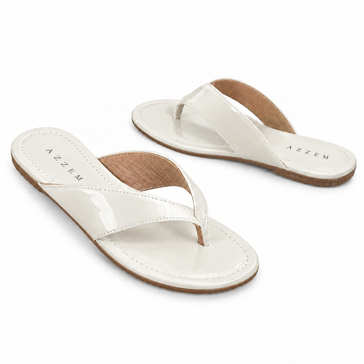 Azzem IA — Off White — Rasteira Azzem Elegance 645.5922