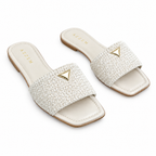 Azzem IA — Off White — Rasteira Azzem Tramado ME2726