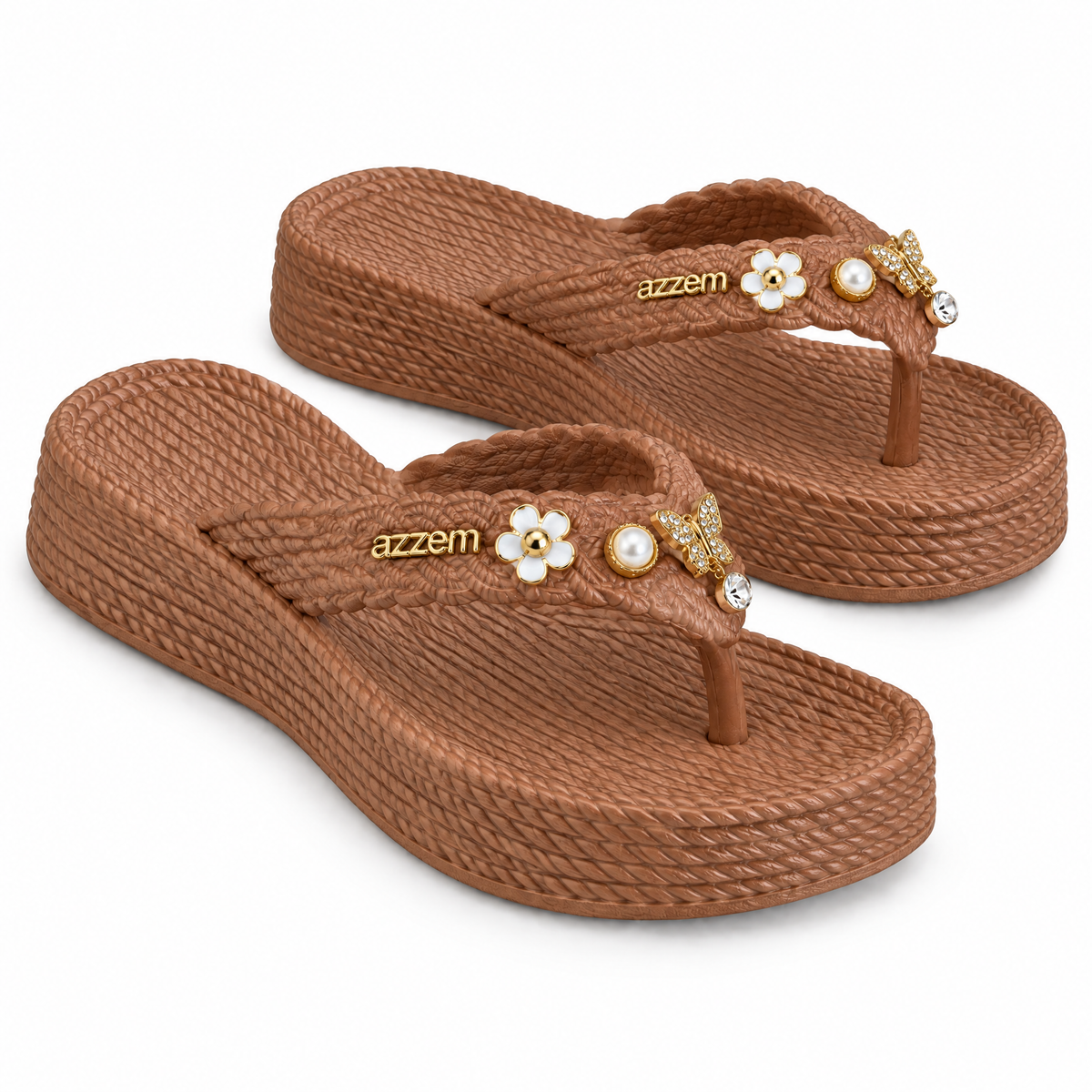 Azzem IA — Caramelo — Flatform Azzem Botons Borboletas